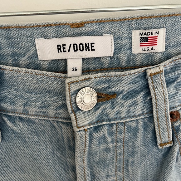 Re/Done straight leg distressed jeans - Picture 5 of 6